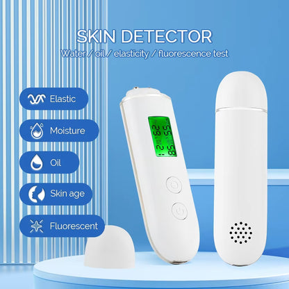 Digital Skin Moisture, Oil & Fluorescent Agent Analyzer