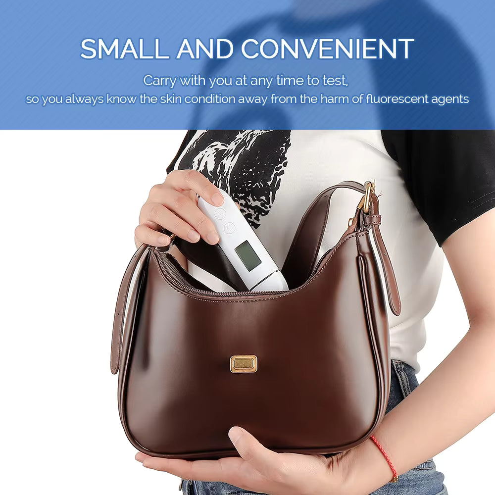 Digital Skin Moisture, Oil & Fluorescent Agent Analyzer